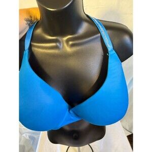 Victoria's Secret Plus Size Womens's Bight Blue Push up Bra 44D Underwire